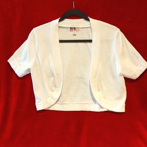 White Bolero Sweater